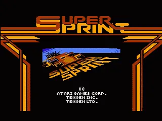Super Sprint screenshot