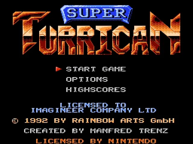 Super Turrican screenshot