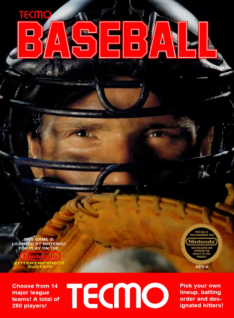 Tecmo Baseball box art