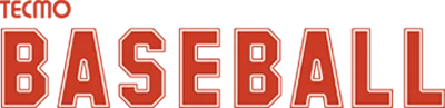 Tecmo Baseball logo