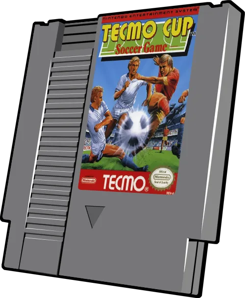 Tecmo Cup Soccer Game cart