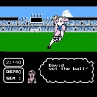 Backdrop artwork for Tecmo Cup Soccer Game