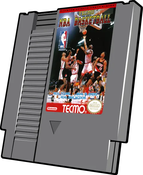 Tecmo NBA Basketball cart