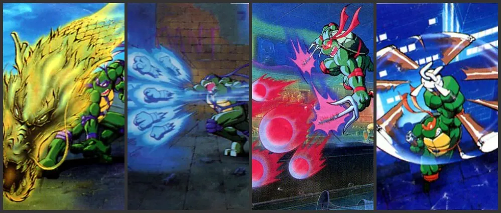 Backdrop artwork for Teenage Mutant Ninja Turtles: Tournament Fighters