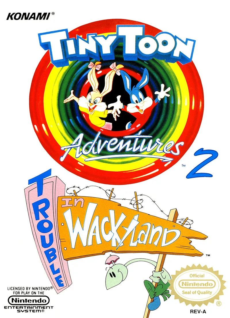 Tiny Toon Adventures 2: Trouble in Wackyland box art