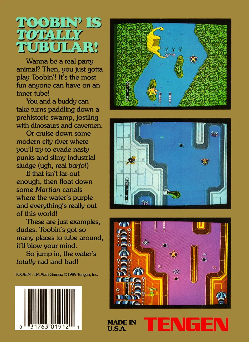 Toobin' box back