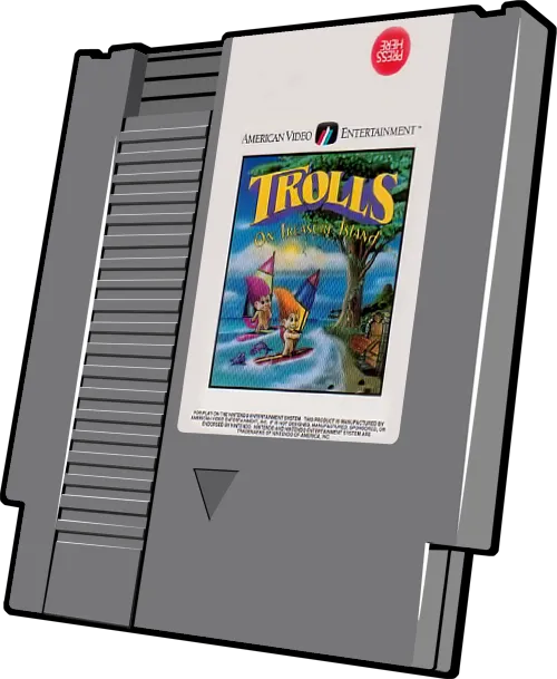 Trolls on Treasure Island cart