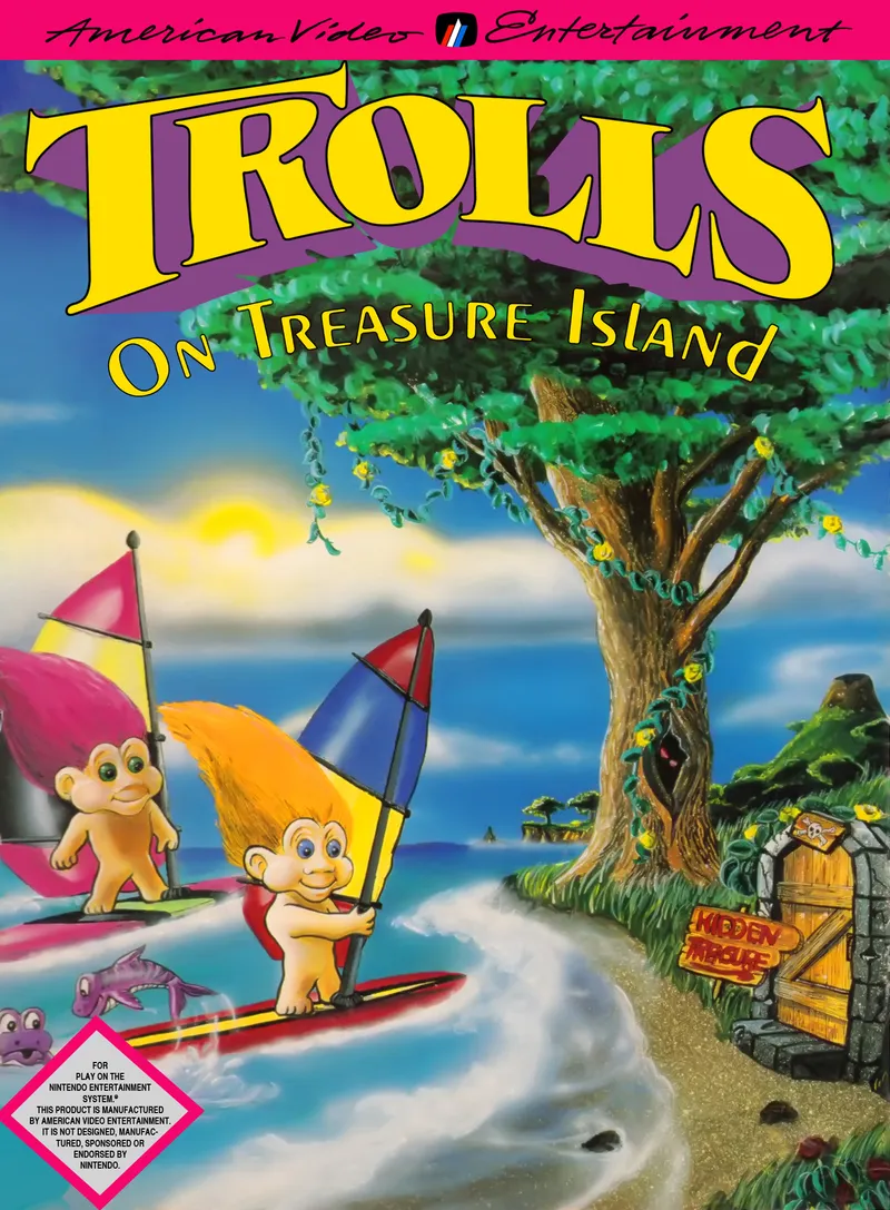Trolls on Treasure Island box art