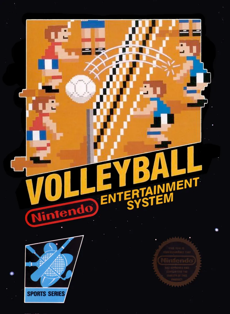 Volleyball box art