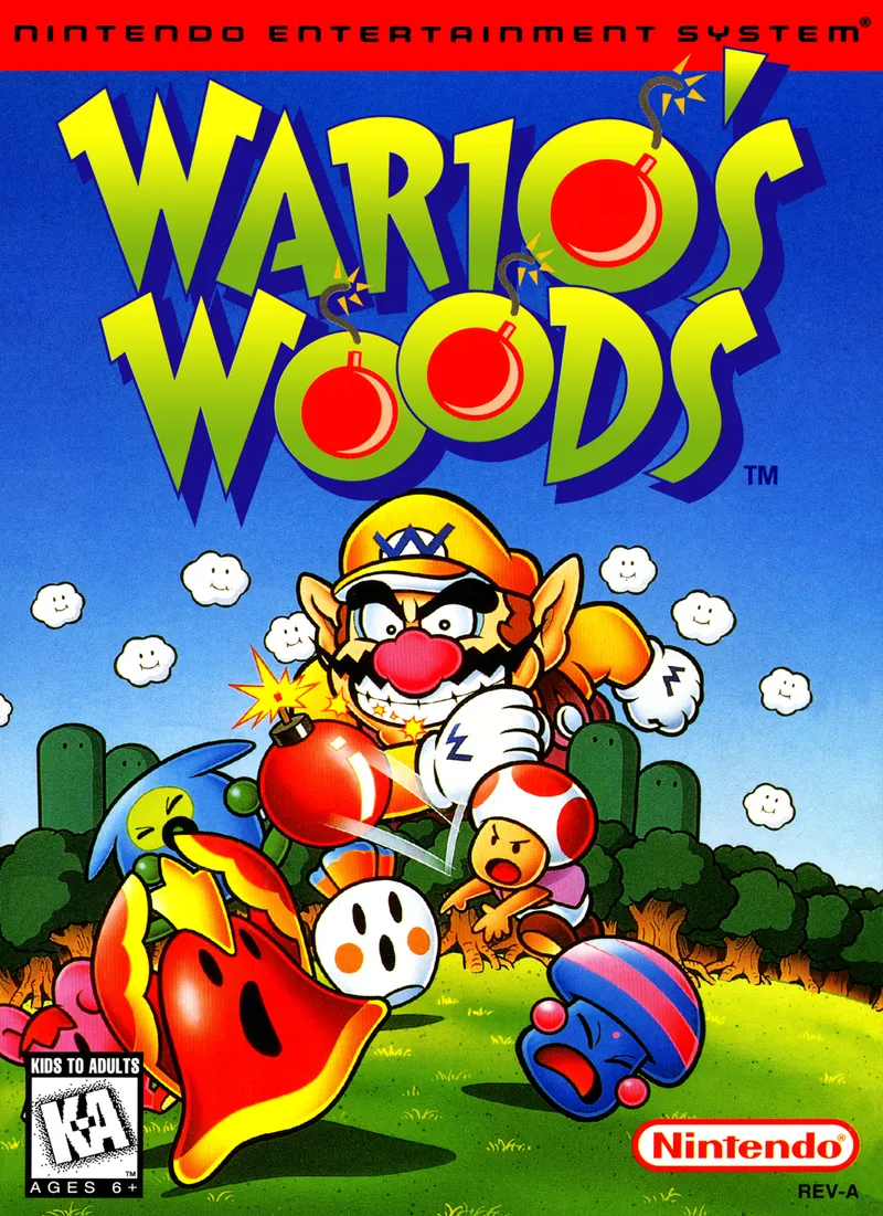 Wario's Woods box art