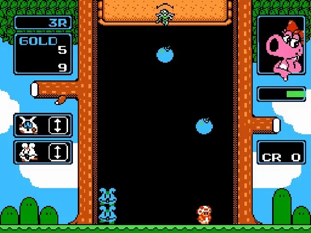 Backdrop artwork for Wario's Woods