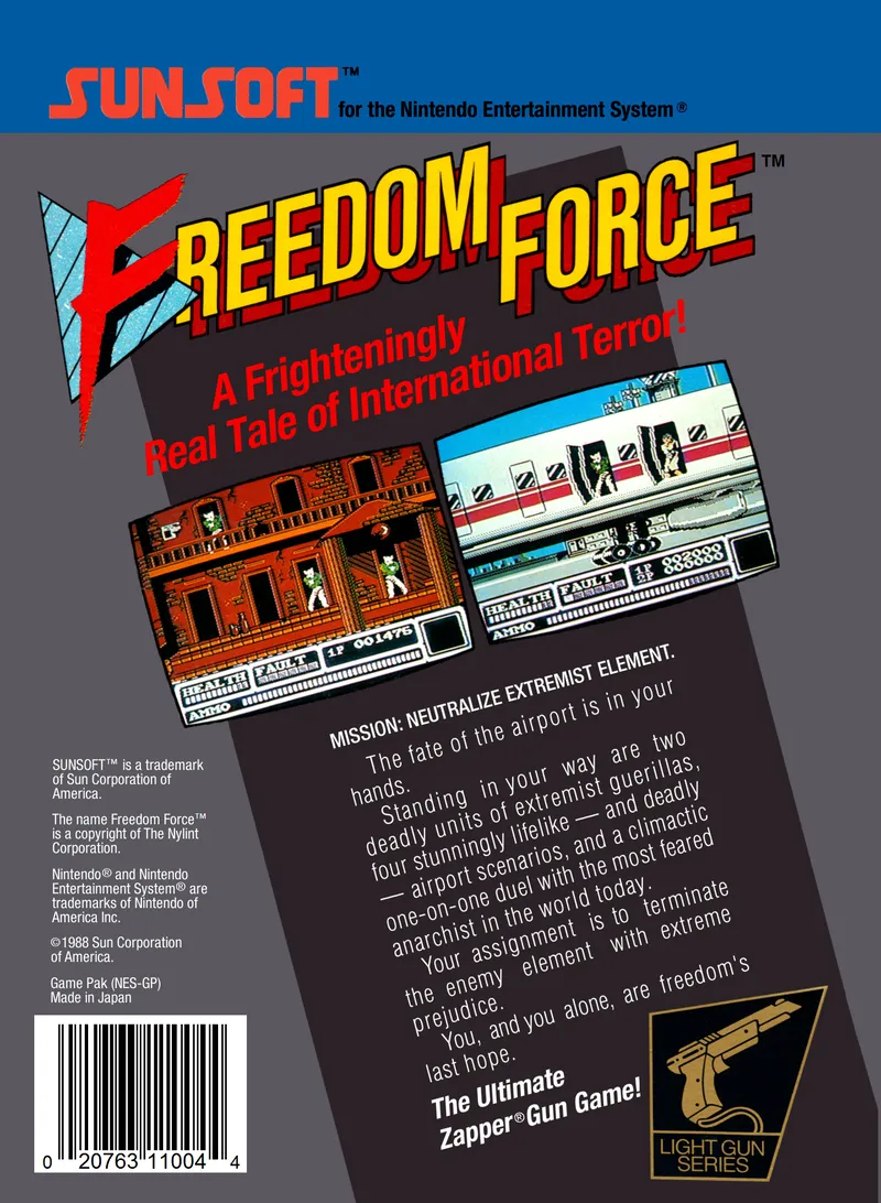 Freedom Force box back
