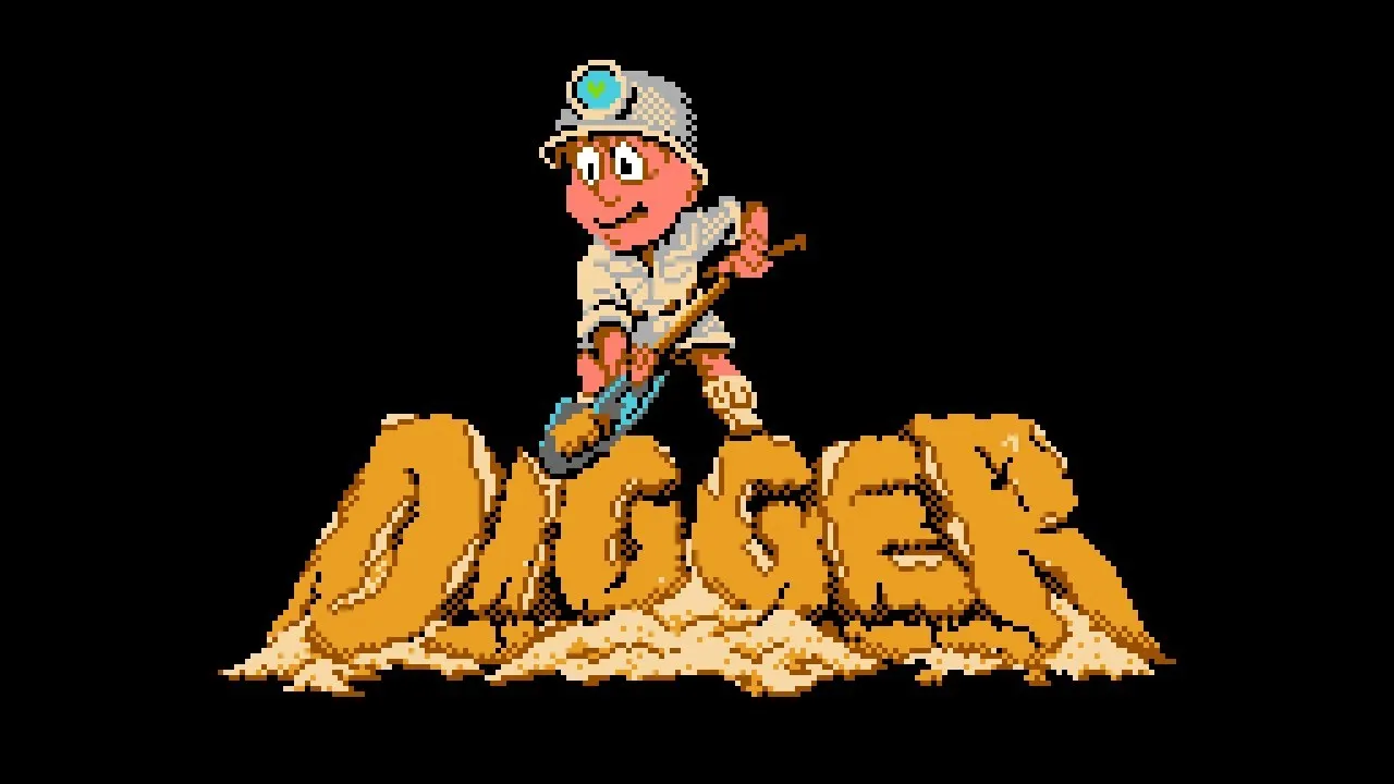 Backdrop artwork for Digger T. Rock: The Legend of the Lost City
