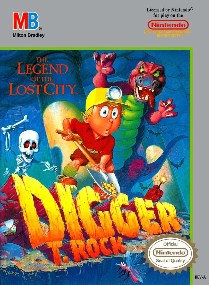 Digger T. Rock: The Legend of the Lost City box art