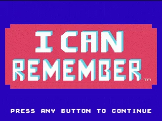 Fisher-Price: I Can Remember screenshot