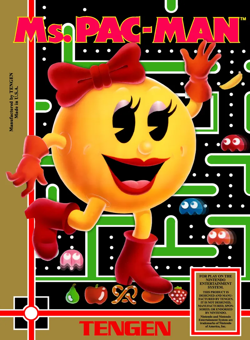Ms. Pac-Man box art