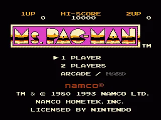 Ms. Pac-Man screenshot