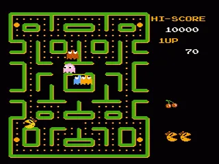 Backdrop artwork for Ms. Pac-Man
