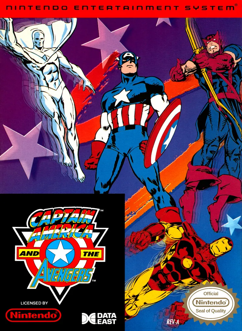 Captain America and the Avengers box art