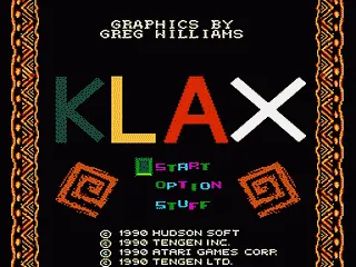Klax screenshot