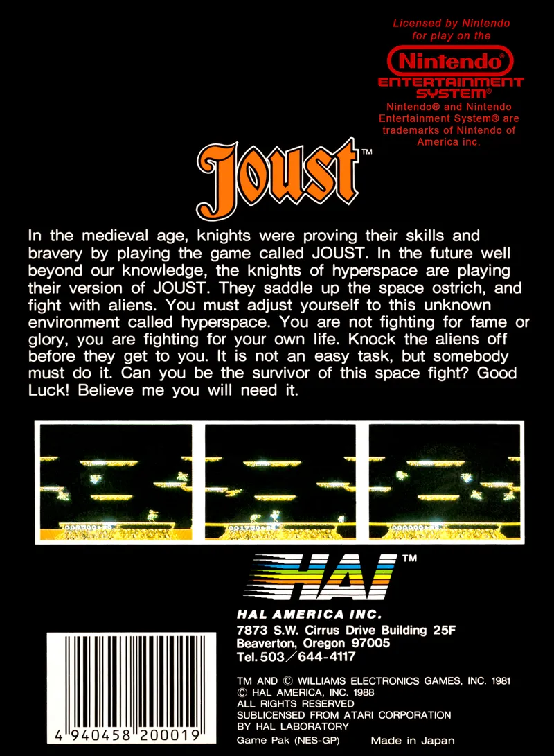 Joust box back