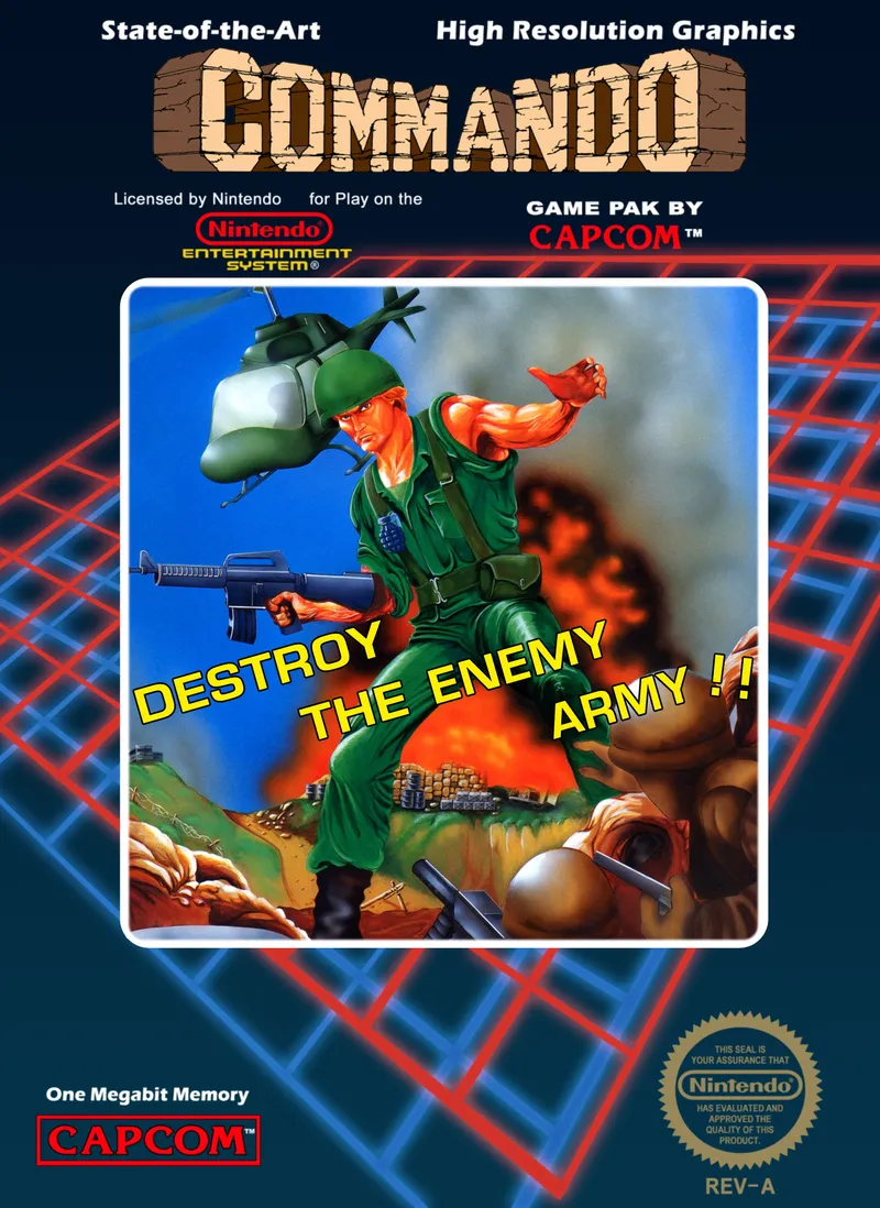 Commando box art