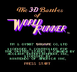 3-D WorldRunner screenshot