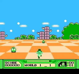 Backdrop artwork for 3-D WorldRunner