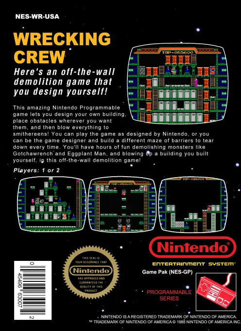 Wrecking Crew box back