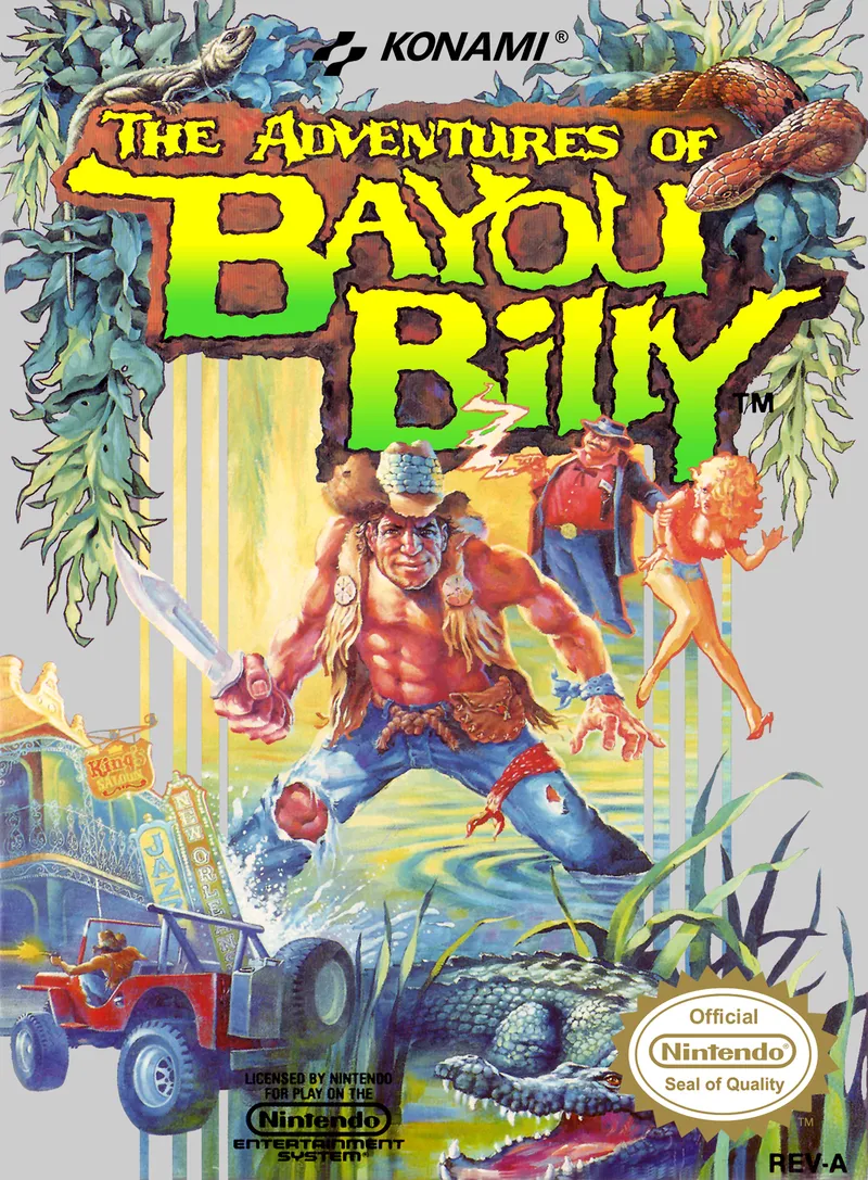 The Adventures of Bayou Billy box art