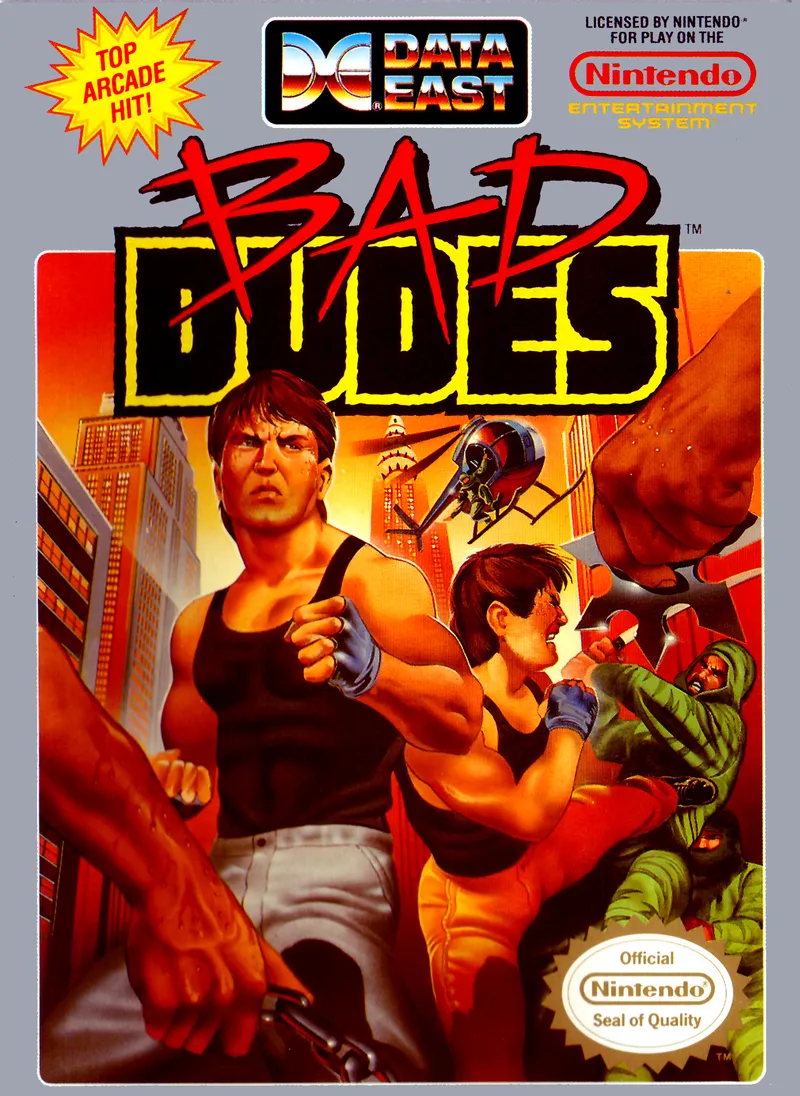 Bad Dudes box art