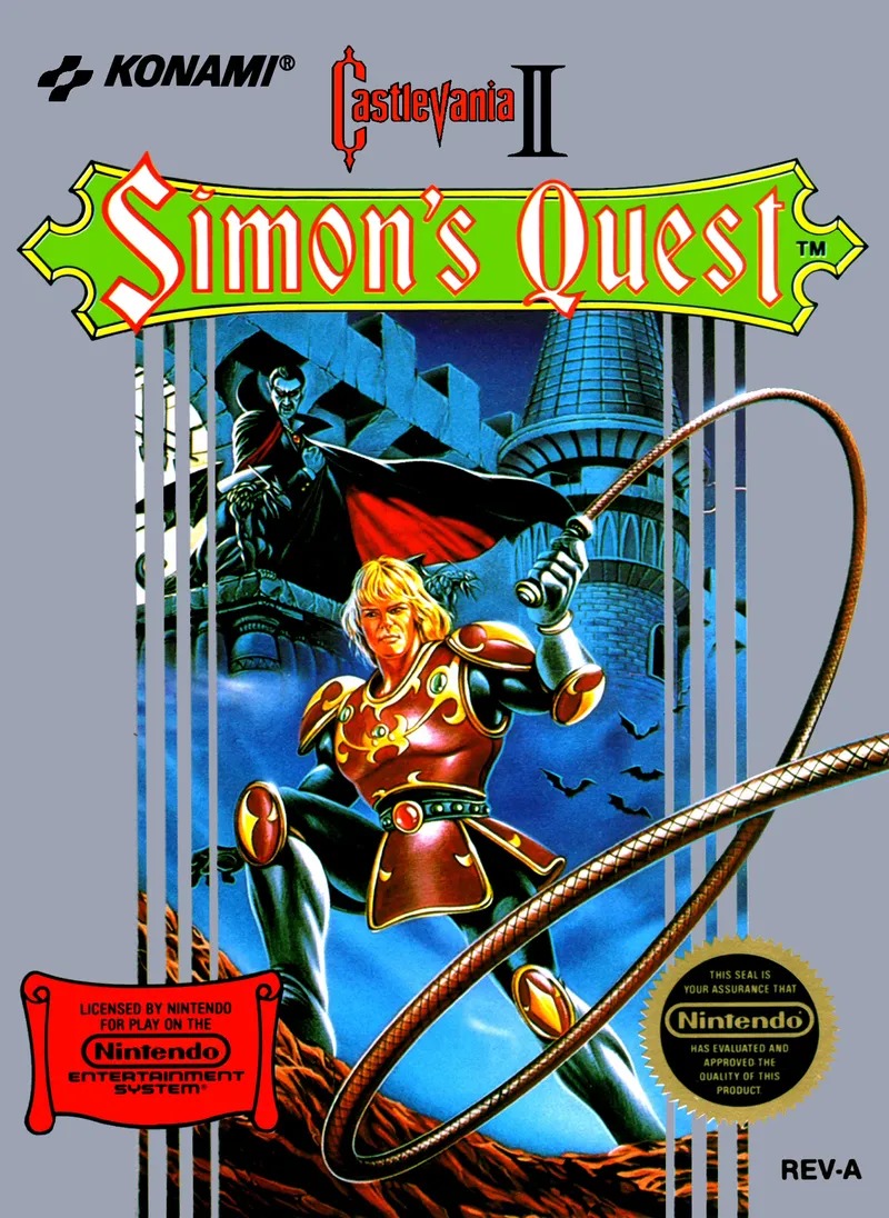 Castlevania II: Simon's Quest box art