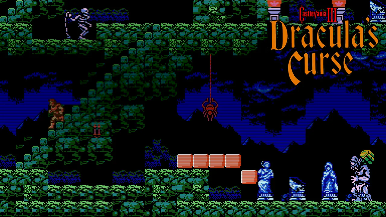 Backdrop artwork for Castlevania III: Dracula's Curse