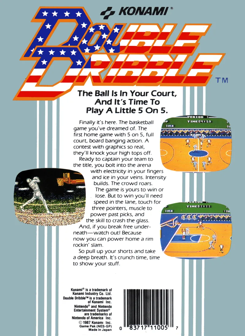 Double Dribble box back