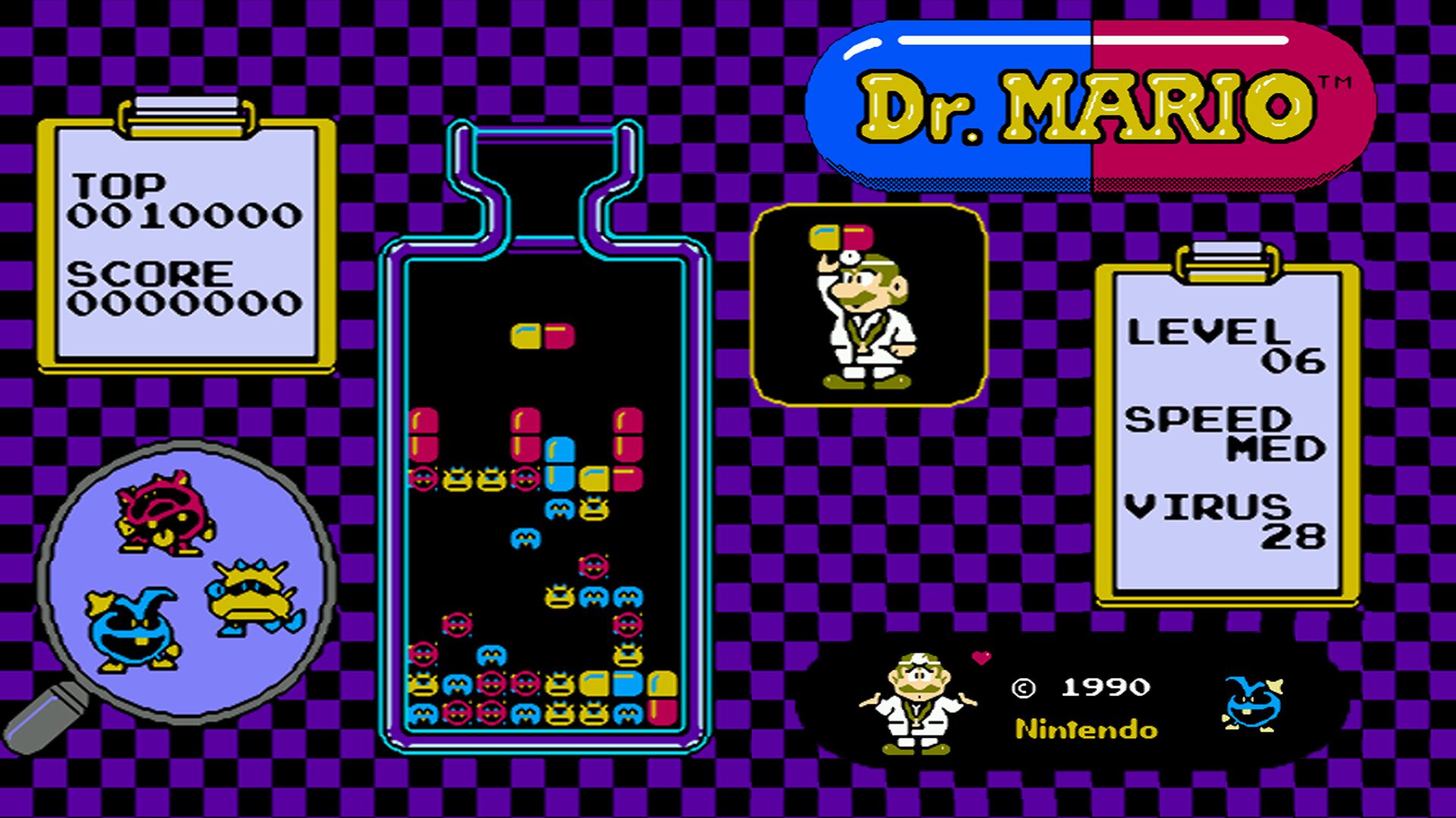 Dr. Mario backdrop