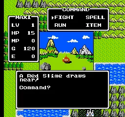 Backdrop artwork for Dragon Warrior