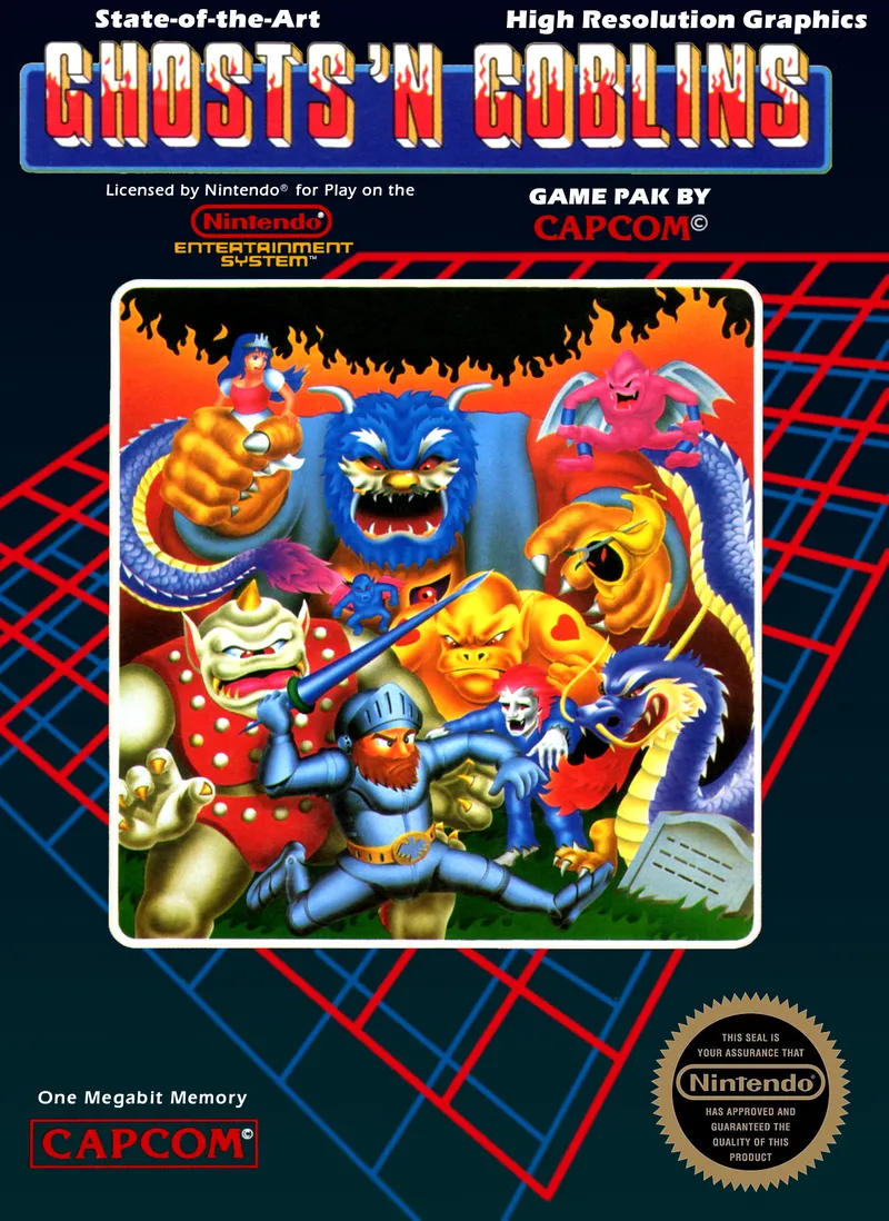Ghosts'n Goblins box art