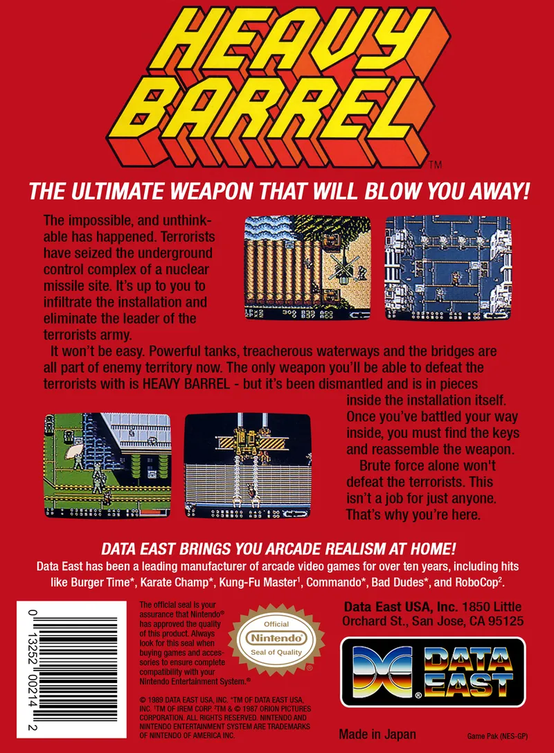 Heavy Barrel box back