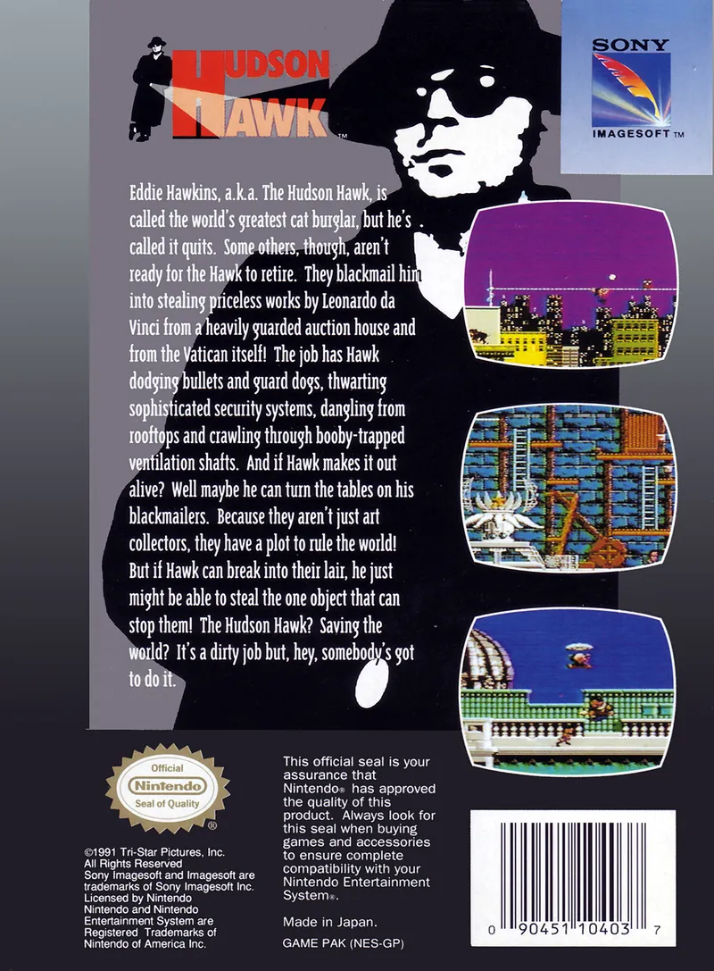 Hudson Hawk box back