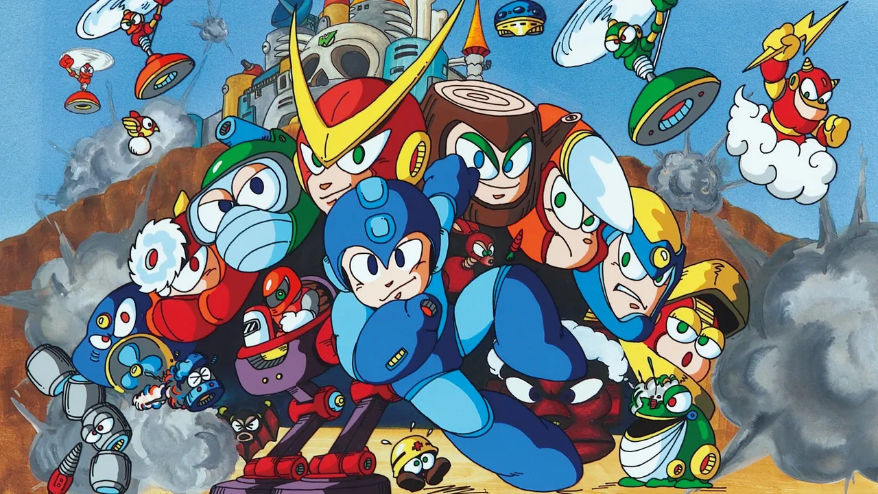 Backdrop artwork for Mega Man 2