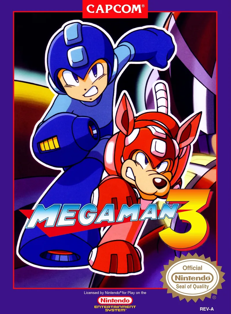 Mega Man 3 box art
