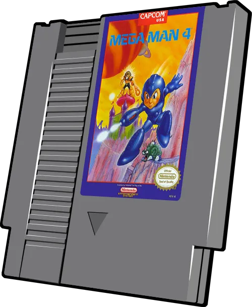 Mega Man 4 cart