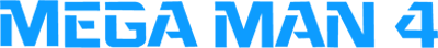 Mega Man 4 logo