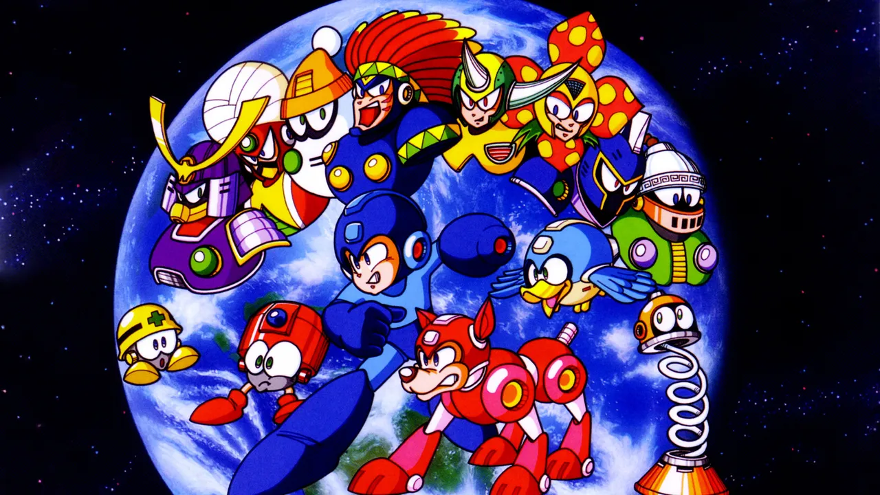 Backdrop artwork for Mega Man 6