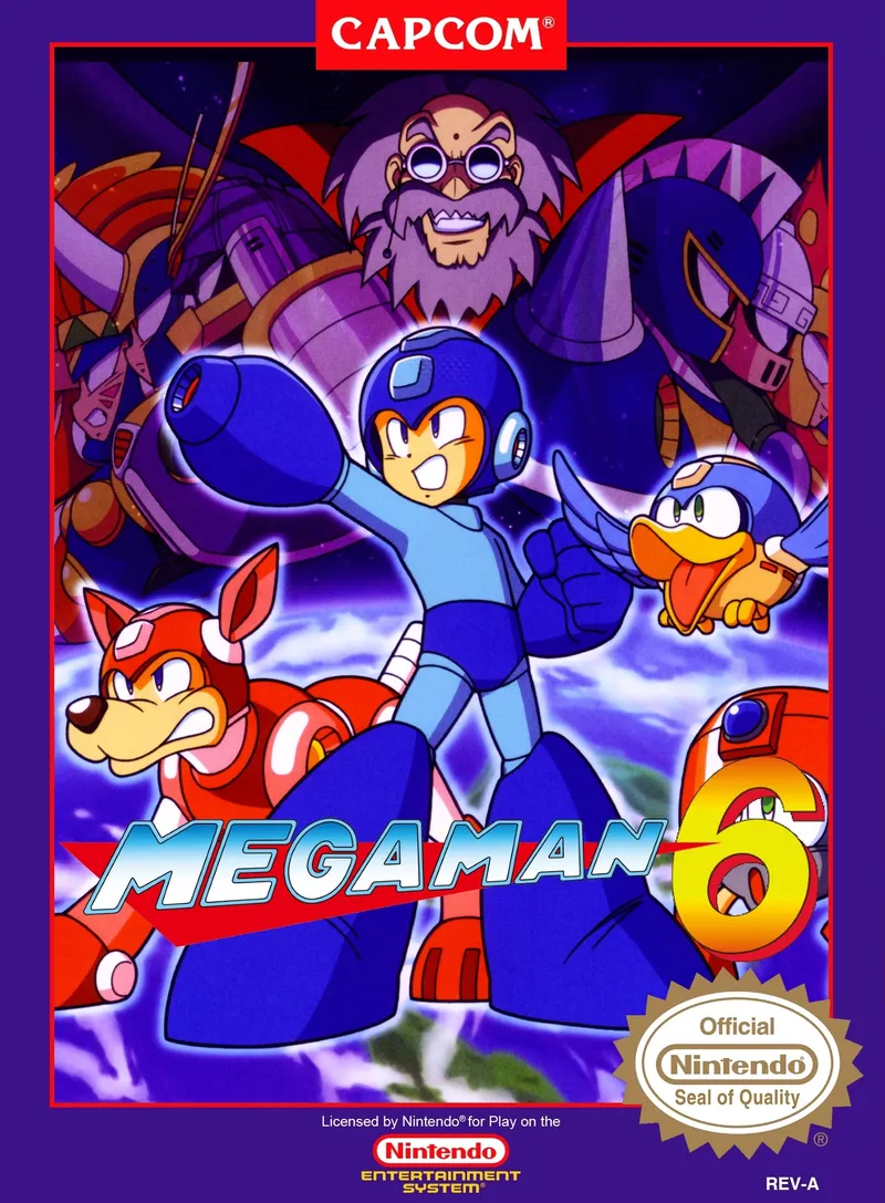 Mega Man 6 box art