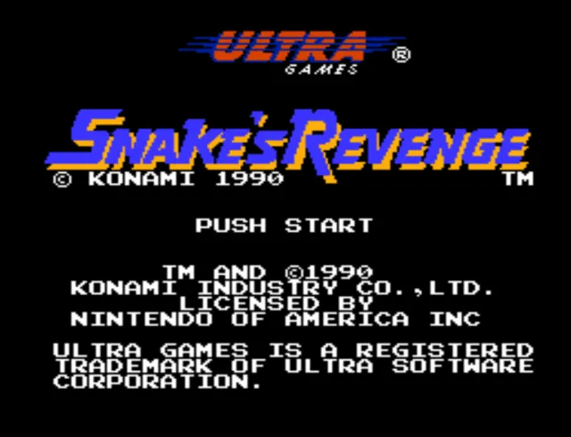 Snake's Revenge screenshot
