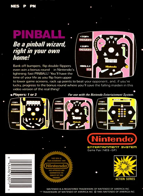 Pinball box back