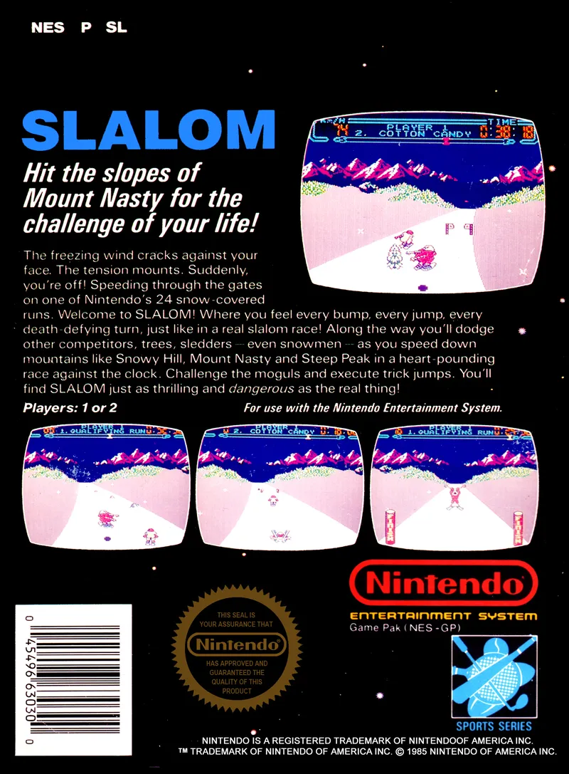 Slalom box back