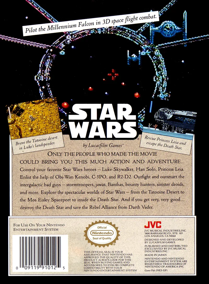 Star Wars box back