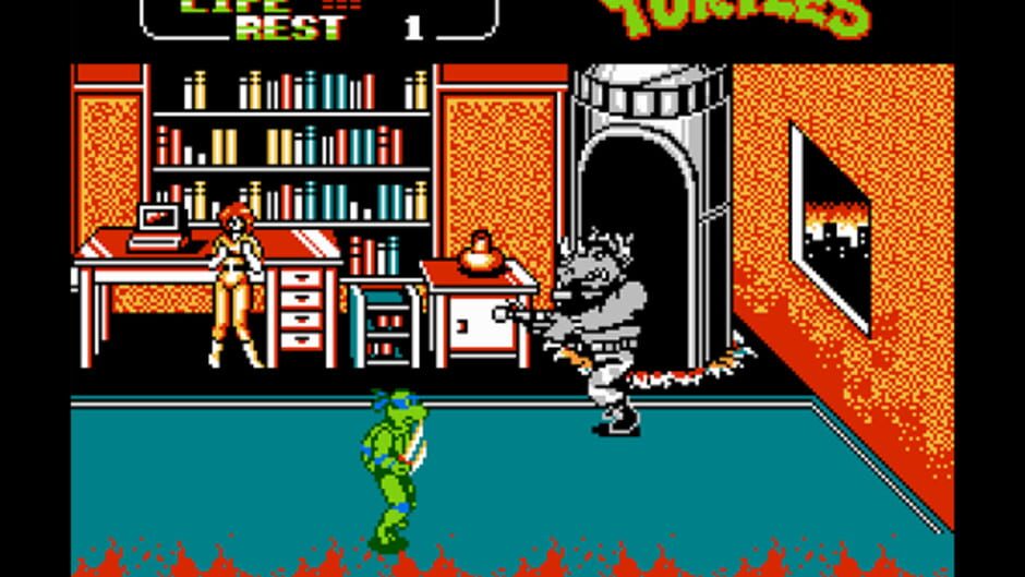 Backdrop artwork for Teenage Mutant Hero Turtles